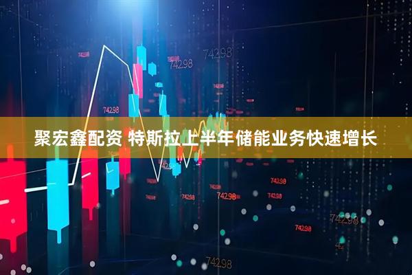 聚宏鑫配资 特斯拉上半年储能业务快速增长