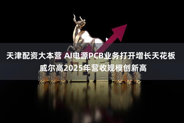 天津配资大本营 AI电源PCB业务打开增长天花板  威尔高2025年营收规模创新高